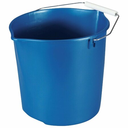 RUBBERMAID Neat 'N Tidy 11 Qt. Royal Blue Bucket FG2963TPROYBL